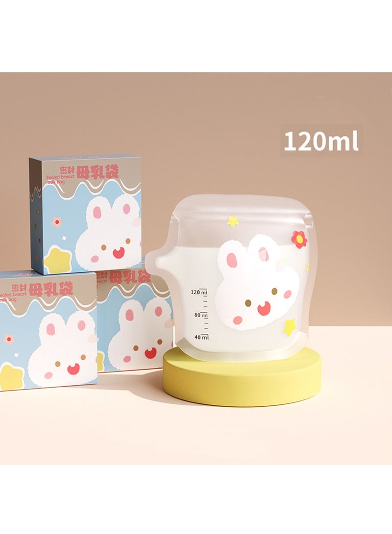 Pack of 30 Baby Breast Milk Bag Double Track Seal Multipurpose 120ML - Image 1