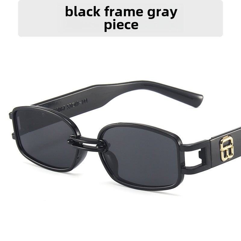 Generic Trendy Sunglasses New Style Unisex Cool Eyewear Black gray sheet 