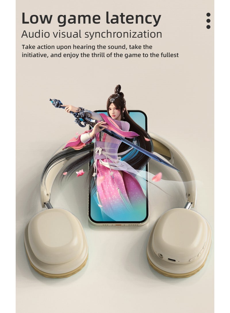 روك بو سماعات بلوتوث فوق الأذن سماعة رأس سلكية لاسلكية قابلة للطي وقابلة للتدوير مع ميكروفون للهاتف الخليوالمحمول 1 بلوتوث 5.3 فولت صوت عالي الدقة مناسب مريح - Image 3