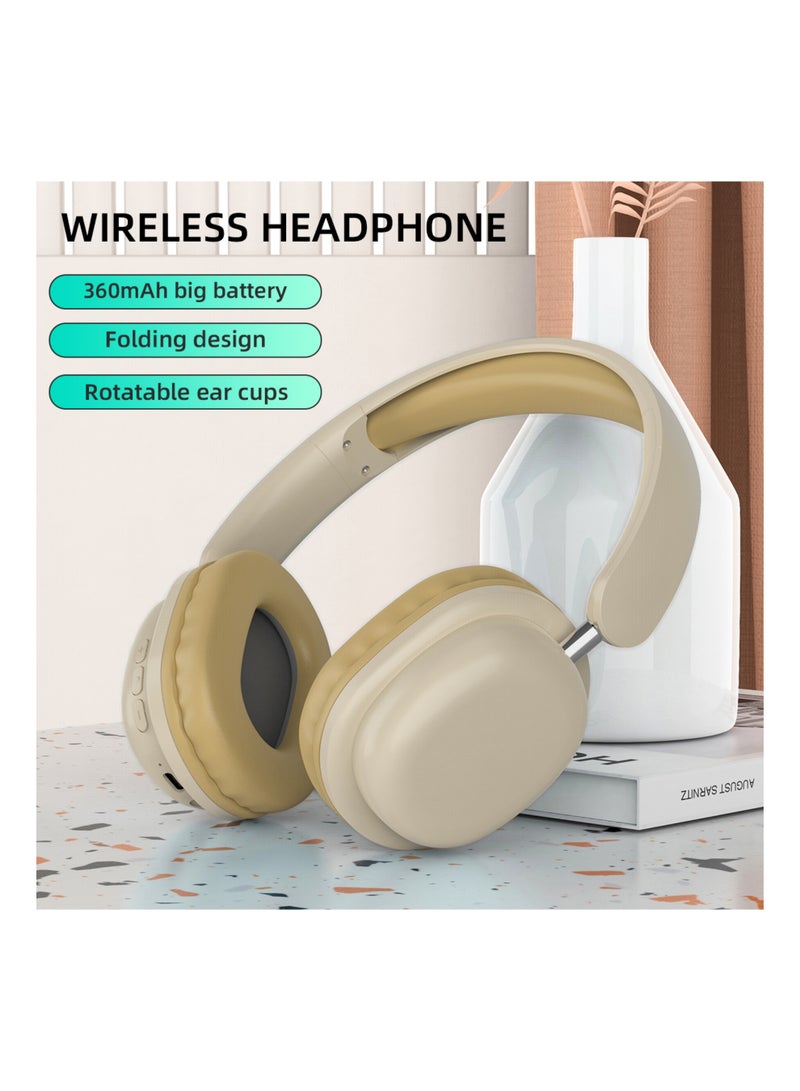 روك بو سماعات بلوتوث فوق الأذن سماعة رأس سلكية لاسلكية قابلة للطي وقابلة للتدوير مع ميكروفون للهاتف الخليوالمحمول 1 بلوتوث 5.3 فولت صوت عالي الدقة مناسب مريح - Image 4