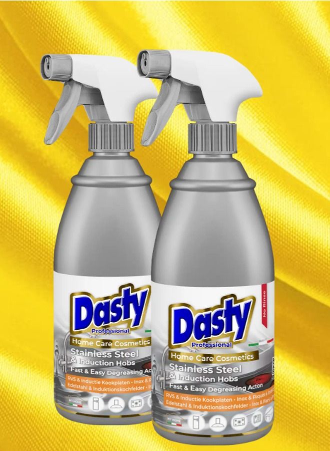 Dasty Stainless Steel & Induction Hobs Cleaner Spray 750ml - Image 2