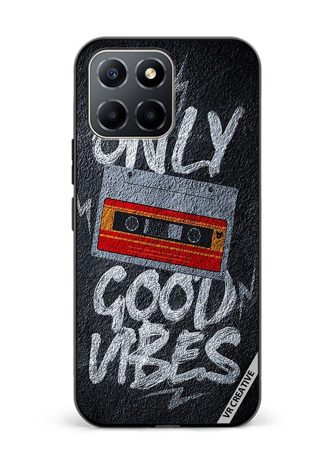 Protective Case Cover For Honor X6 Only Good Vibes Design Multicolour