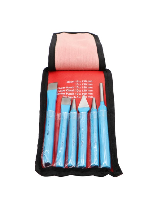 Max Germany 404-K06 Chisel & Punch Set, 6 Pieces