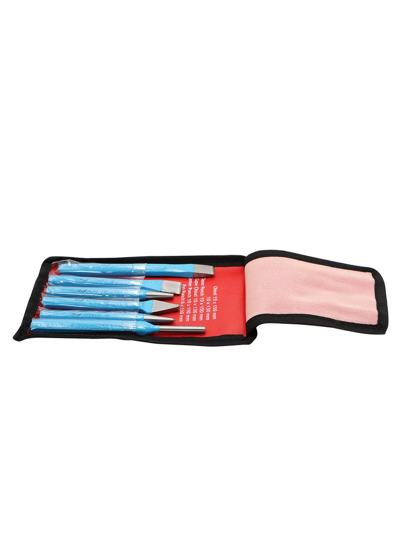 Max Germany - Max Germany 404-K06 Chisel & Punch Set, 6 Pieces - Image 1