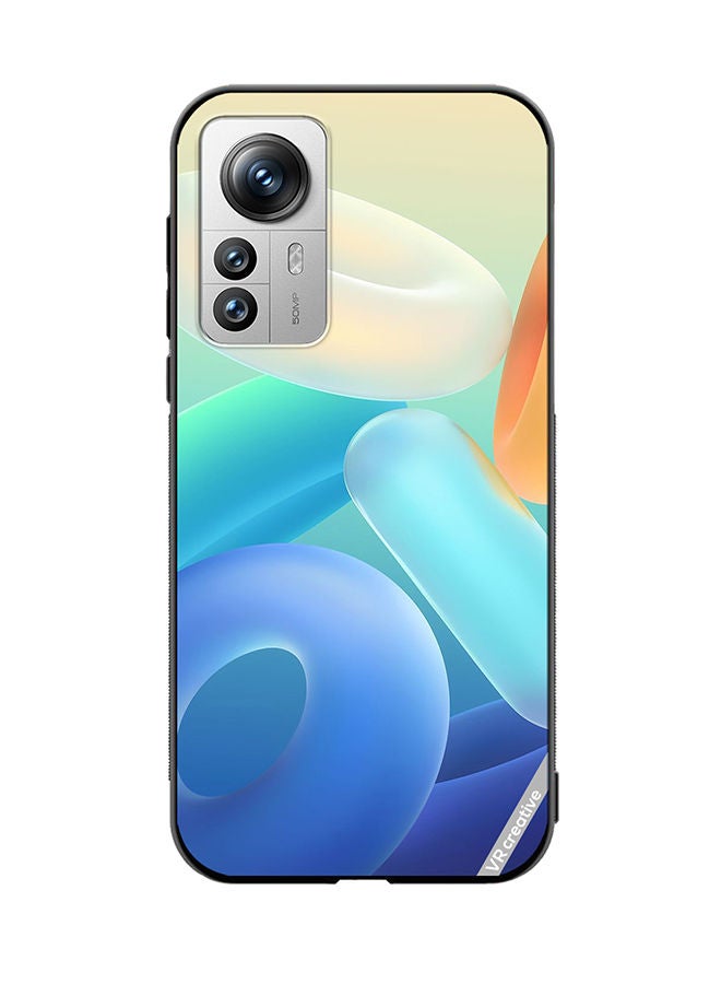 VR CREATIVE Protective Case Cover For Xiaomi 12X Rings Design Multicolour - Image 1