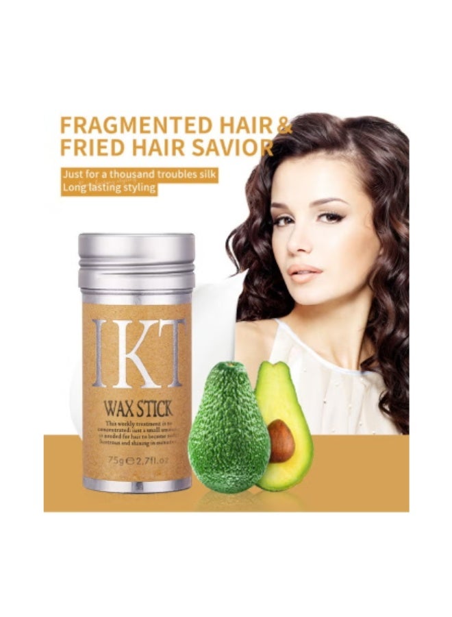 اي كي تي عصا شمع للشعر المستعار الناعم، حل تصفيف غير دهني للشعر المتطاير وحواف الشعر - Image 3