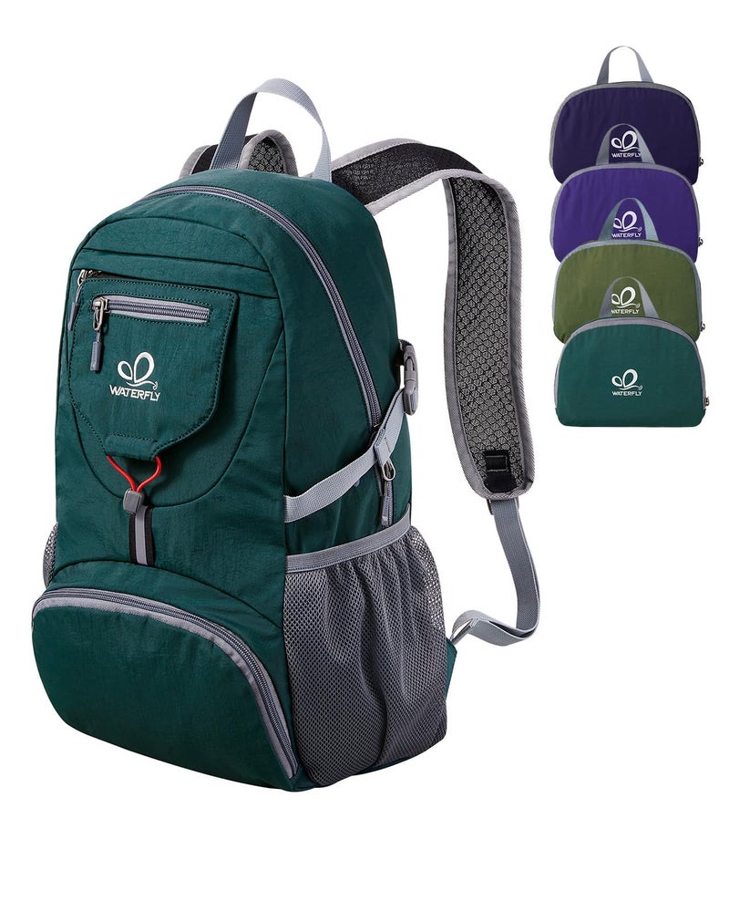 WATERFLY Small Lightweight Packable Backpack: 20l Ultra Light Foldable Travel Hiking Camping Daypack Day Pack for Man Woman - Image 1