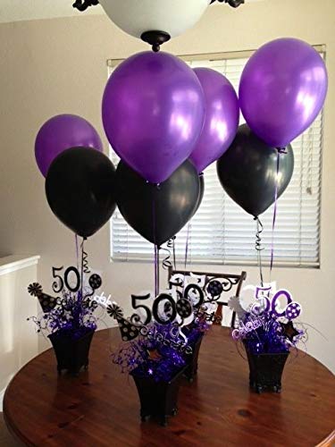 Balloonistics 10 Inch (Pack of 50) Balloons for Birthday Decoration, Decoration for Weddings, Engagement, Baby Shower, 1st Birthday, Anniversary Party, Birthday Party Supplies (Purple) - Image 4
