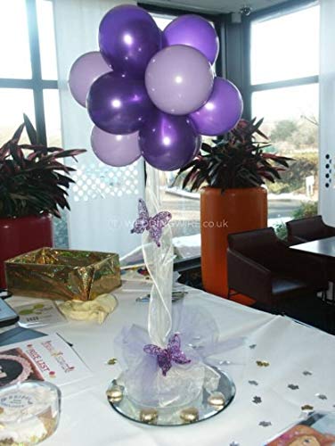 Balloonistics 10 Inch (Pack of 50) Balloons for Birthday Decoration, Decoration for Weddings, Engagement, Baby Shower, 1st Birthday, Anniversary Party, Birthday Party Supplies (Purple) - Image 5