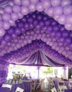 Balloonistics 10 Inch (Pack of 50) Balloons for Birthday Decoration, Decoration for Weddings, Engagement, Baby Shower, 1st Birthday, Anniversary Party, Birthday Party Supplies (Purple) - Image 3