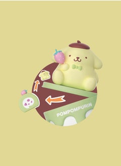 MODI Sanrio Pompompurin Collectible Figurine – Cute Pink Cupcake-Themed Toy, Small Desk Decor, Anime Character Mini Figure, Kawaii Gift for My Melody Fans, Strawberry Cake Surprise, 9cm  - Image 4