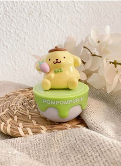 MODI Sanrio Pompompurin Collectible Figurine – Cute Pink Cupcake-Themed Toy, Small Desk Decor, Anime Character Mini Figure, Kawaii Gift for My Melody Fans, Strawberry Cake Surprise, 9cm  - Image 5