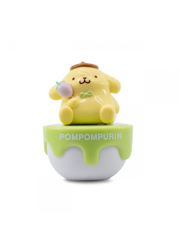 MODI Sanrio Pompompurin Collectible Figurine – Cute Pink Cupcake-Themed Toy, Small Desk Decor, Anime Character Mini Figure, Kawaii Gift for My Melody Fans, Strawberry Cake Surprise, 9cm  - Image 1