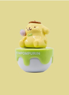MODI Sanrio Pompompurin Collectible Figurine – Cute Pink Cupcake-Themed Toy, Small Desk Decor, Anime Character Mini Figure, Kawaii Gift for My Melody Fans, Strawberry Cake Surprise, 9cm  - Image 2