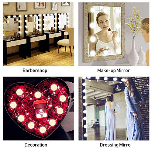 Auslese® 18W 10 LED RGB Vanity Makeup Mirror Lights Dimmable 16 Colors & 4 Modes with Remote Control Adjustable Brightness for Dressing Studio Glow Light - Image 5