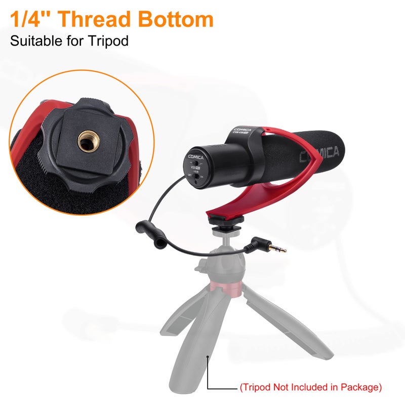 كوميكا ميكروفون مكثف بتصميم بندقية - Image 4