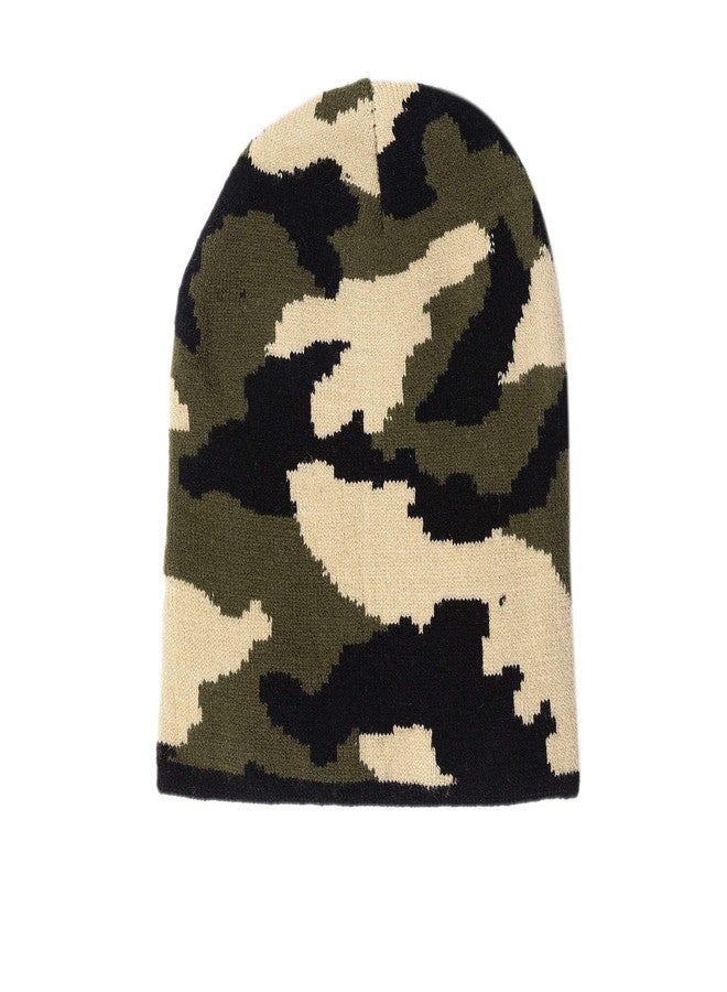 Malvina Boy's Imported Camouflage|Army Military Printed Woolen Skull Cap - Image 1