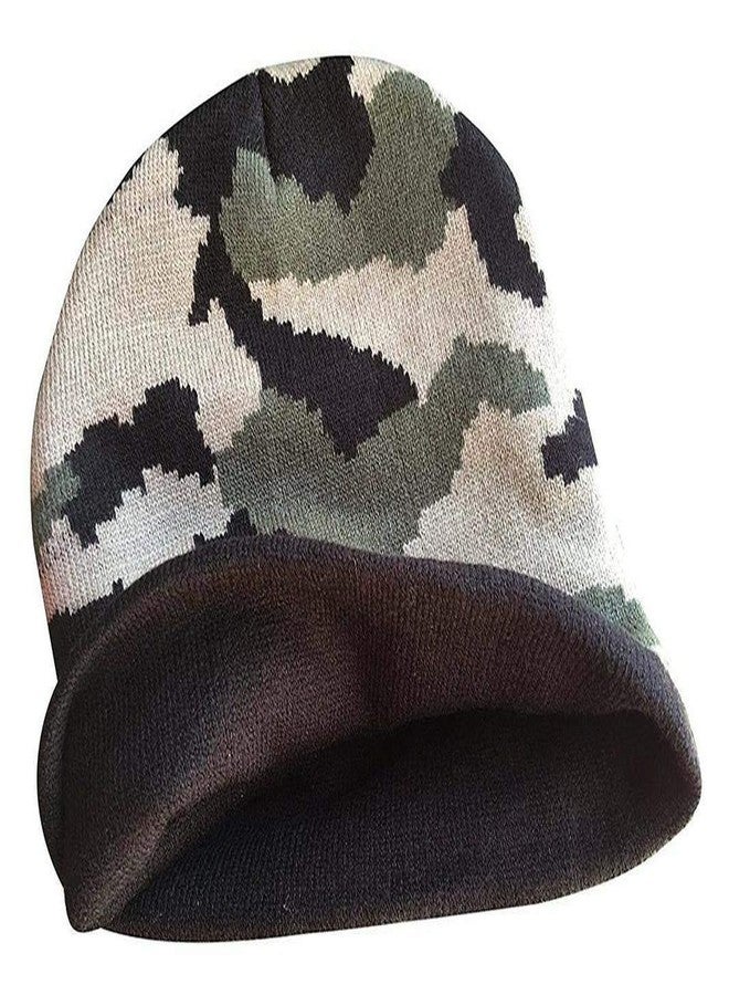 Malvina Boy's Imported Camouflage|Army Military Printed Woolen Skull Cap - Image 2