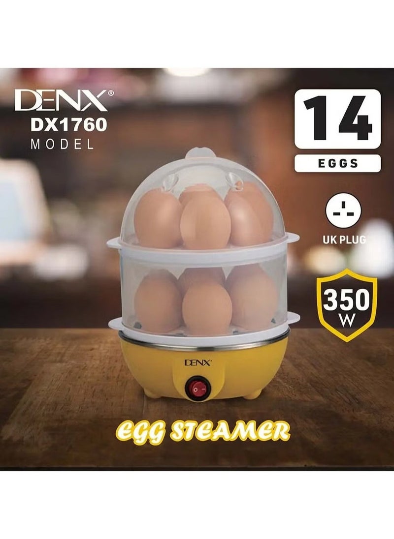 Denx Steam Egg Boiler, 350 Watts, Capacity 14 Eggs/Dx1760 - Image 2