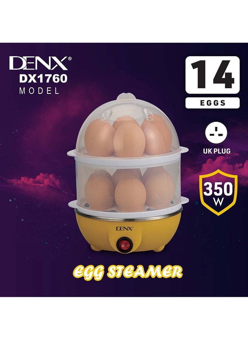 Denx Steam Egg Boiler, 350 Watts, Capacity 14 Eggs/Dx1760 - Image 3