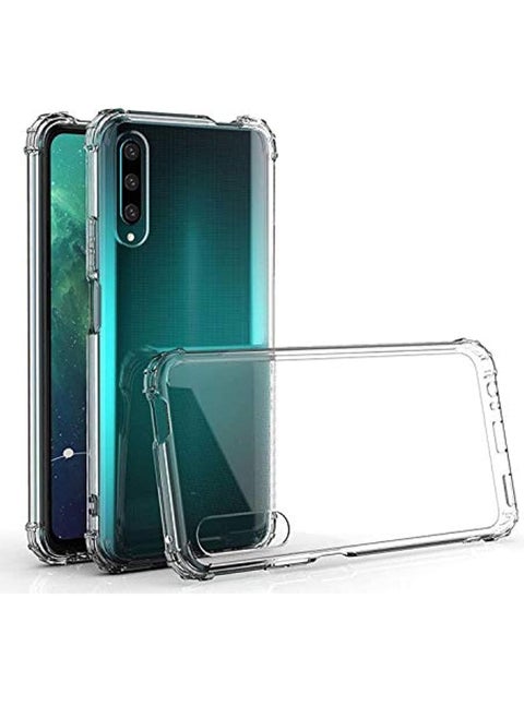 جراب شفاف بزوايا مضادة للصدمات من البولي يوريثين المقاوم للحرارة لموبايل هواوي واي 9 اس / Huawei Y9s من تين تك – شفاف