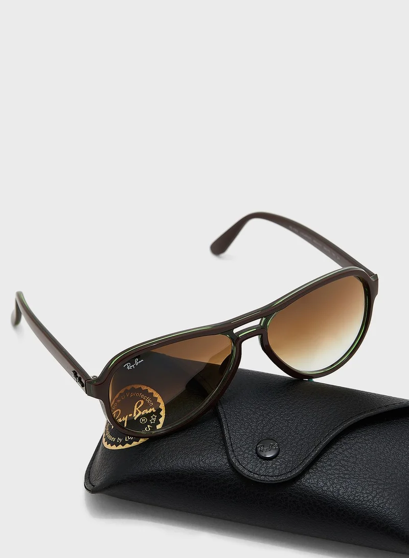 Ray-Ban 0Rb4355 Vagabond Aviator Sunglasses