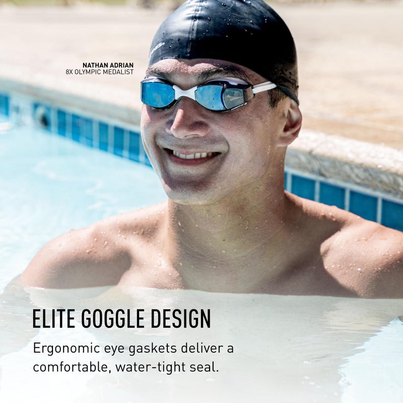 FINIS Smart Replacement Goggles - No Smart Coach Included - Anti-Fog Lenses - UV Protection - Adjustable - Clear - Image 4