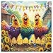 PPuzzling Funny Chicken Puzzles for Adults 1000 Pieces Colorful Rooster Farm Jigsaw Puzzles Happy Sunflower Barnyard Party Puzzle - Image 4