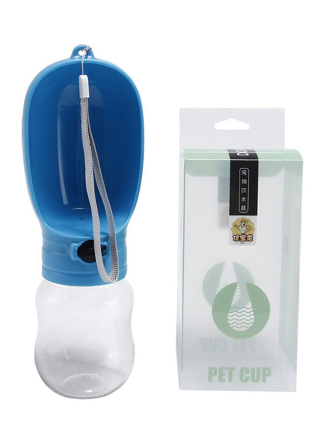 NIBEMINENT Portable Drinking Water Bottle for Pet Dog Blue/Clear - Image 3