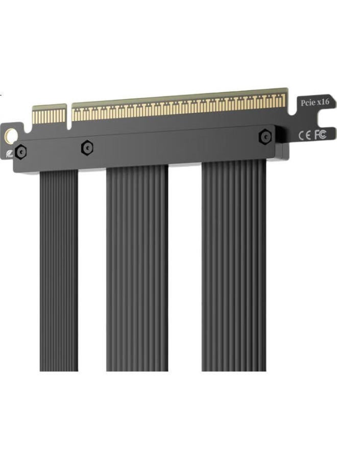 Kelepu Pcie 5.0 X16 Graphics Card Extension Cable 90 Degree Vertical Mount Adapter 15Cm High-Speed No Signal Attenuation Support 5090 Black - Image 3