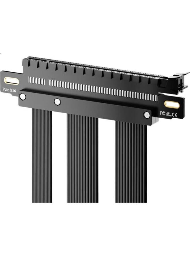 Kelepu Pcie 5.0 X16 Graphics Card Extension Cable 90 Degree Vertical Mount Adapter 15Cm High-Speed No Signal Attenuation Support 5090 Black - Image 2