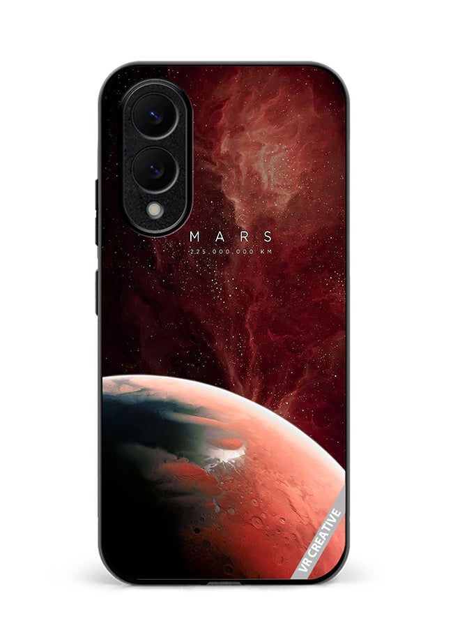 VR CREATIVE Protective Case Cover For Samsung Galaxy S25 Edge Mars Design Multicolour