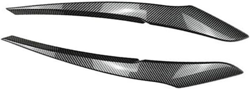 DEMULAX Gloss Black Headlight Eyebrow Stickers - Image 1