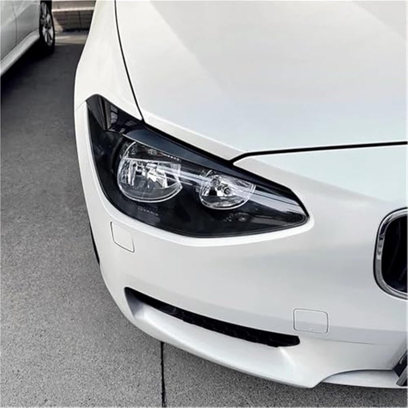 DEMULAX Gloss Black Headlight Eyebrow Stickers - Image 5