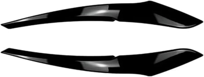 DEMULAX Gloss Black Headlight Eyebrow Stickers - Image 3