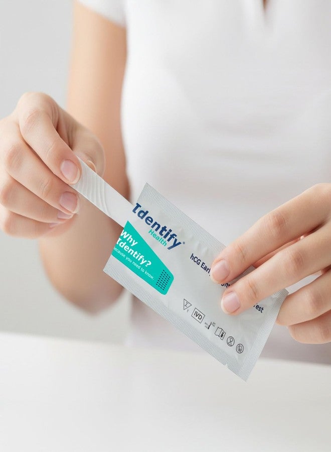 اختبار الحمل المنزلي السريع للكشف عن هرمون الحمل hCG من Identify Health | عبوة من 3 قطع | اختبار سريع للكشف المبكر عن الحمل في المنزل | مستويات حساسة لهرمون الحمل hCG لنتائج دقيقة (3) - Image 4