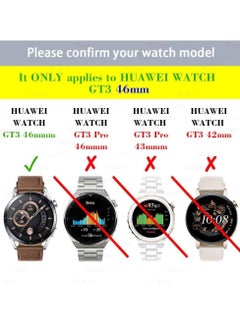 NAFO Screen Protector for HUAWEI Watch GT 3 GT3 46mm smartwatch, Not for Huawei GT 3 pro, [4 Pack] Tempered Glass Anti-Scratch Bubble-Free Easy Installation  - Image 2
