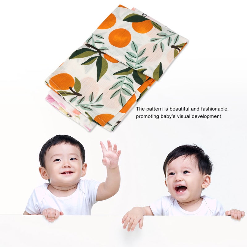 Breathable Newborn Swaddle 100% Premium Cotton Muslin Baby Blanket - Skin-Friendly Soft Cotton Baby Towel for Infant Sleep Bath Travel Nursing - Image 3