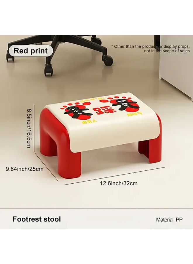 Mango Yellow Heavy Duty Plastic Step Stool A Frame Non Slip Ladder Easy Clean No Assembly Needed - Image 3