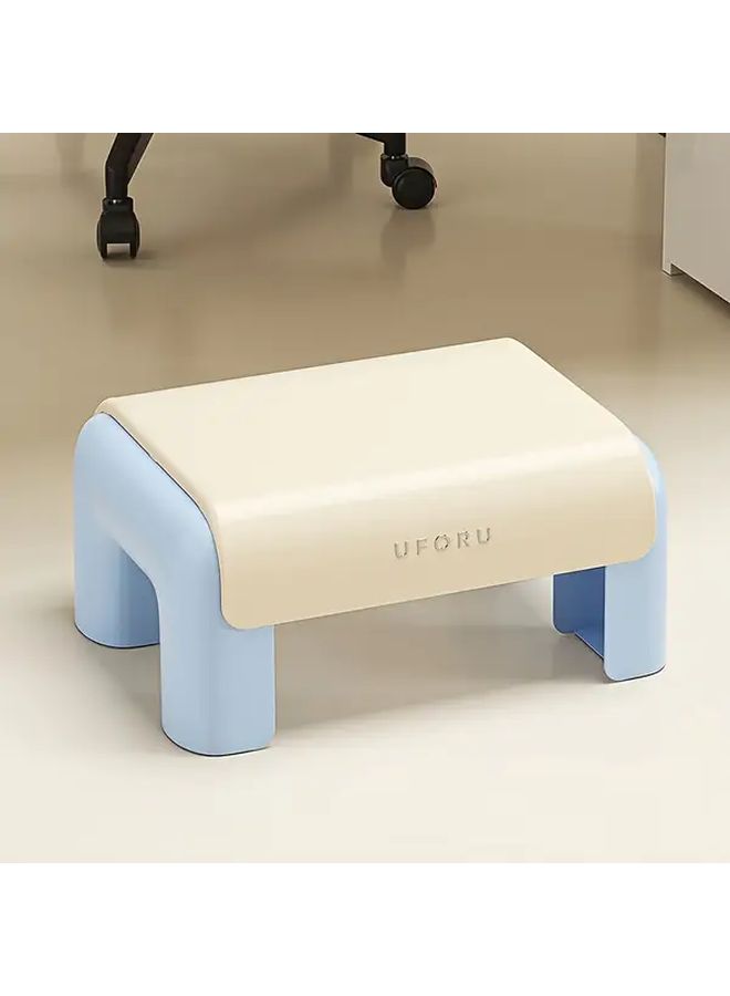 Mango Yellow Heavy Duty Plastic Step Stool A Frame Non Slip Ladder Easy Clean No Assembly Needed - Image 5