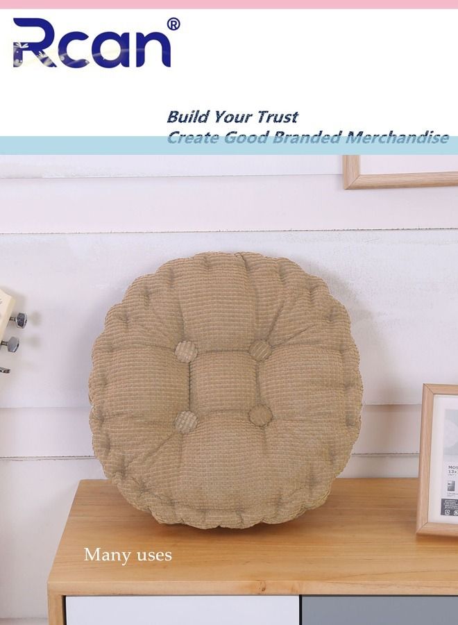 ركان وسادة وسادة للكرسي، نافذة الخليج، حصيرة تاتامي، وسادة سميكة مستديرة ناعمة على الجلد، مسند ظهر لليوجا، وسادة تأمل مناسبة للمكتب، الأسرة، طاولات السيارة والكراسي المدرسية - Image 4