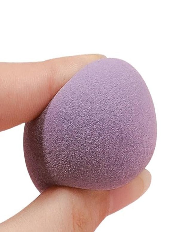 El Regalo 4 Pcs Makeup Blender Sponge Set - Foundation Blending Beauty Sponges for Flawless Application of Liquid, Cream, and Powder Makeup - Multi-Colored Sponges (Purple) - Image 5