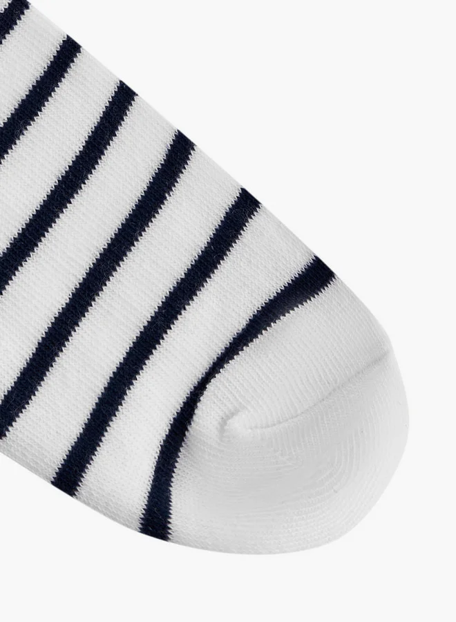 Lee Cooper Textured Crew Length Socks - Set of 5