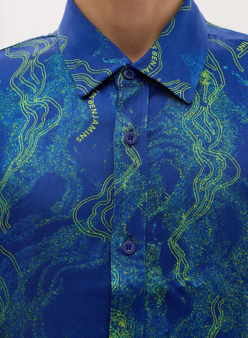 LES BENJAMINS  SHORT SLEEVE SHIRT 004 for Men | Best Price UAE