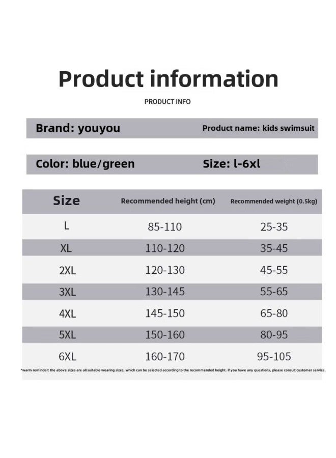 Generic Children's Swimwear Split Big Kids Boys Teenagers Swimwear Summer Hot Swimwear Swimsuit Suit-Color:Yellow Flag [special Offer]-Size:Xl (recommended Height 110-120cm) - Image 5