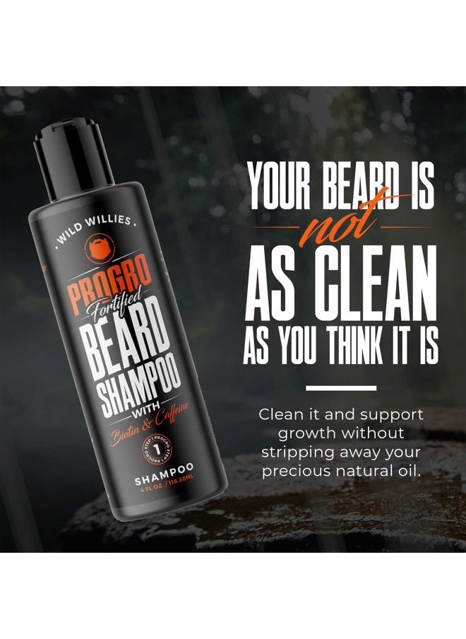 MARBLERS PROGRO Beard Growth & Revitalizing Shampoo with Biotin & Caffeine for Facial Hair Growth, Hydration & Softener, Beard wash for men, 4oz  - Image 2