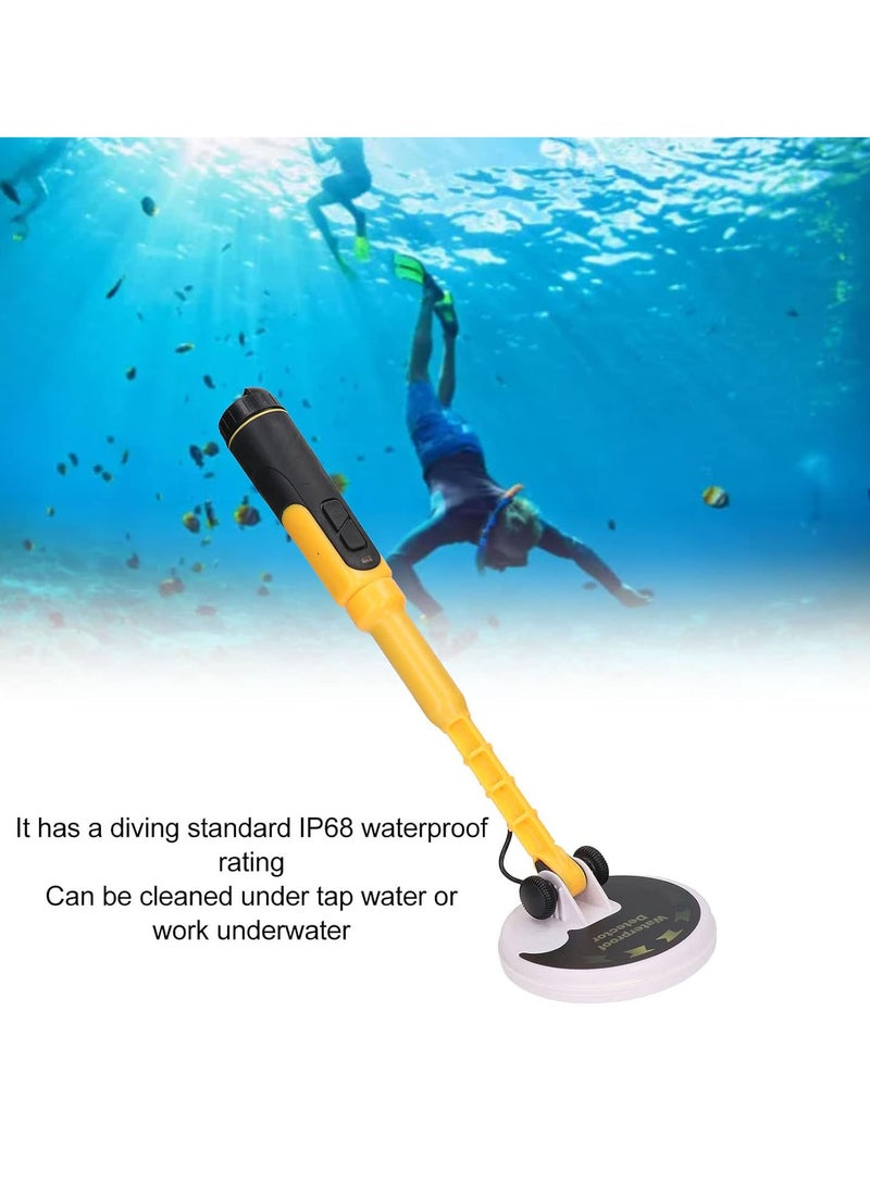 GGOOT Metal Detector, Handheld ABS Accurate Rechargeable Waterproof Metal Detecting Equipment, for Diving  - Image 2
