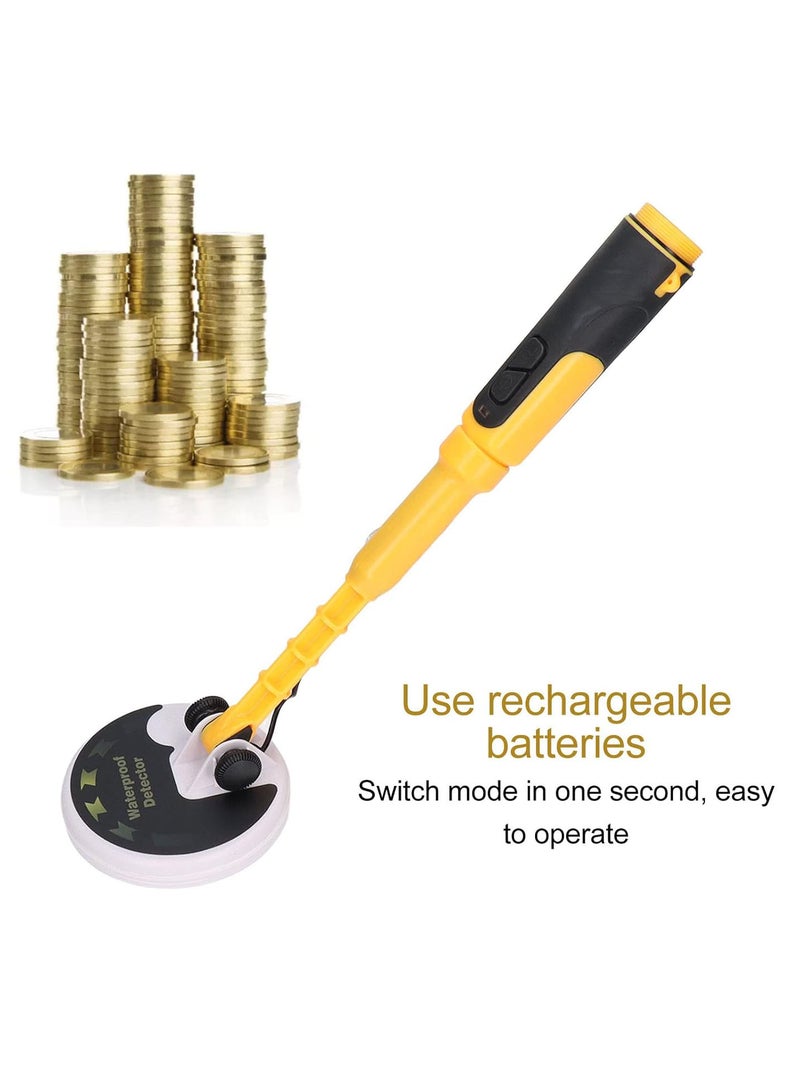 GGOOT Metal Detector, Handheld ABS Accurate Rechargeable Waterproof Metal Detecting Equipment, for Diving  - Image 3