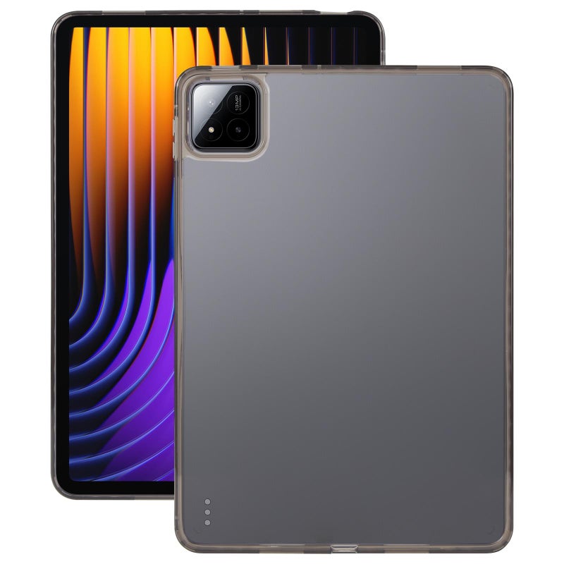 HuHa Case Cover For Xiaomi Pad 7 / 7 Pro Color TPU Hybrid Clear Acrylic Tablet Case(Black) - Image 1