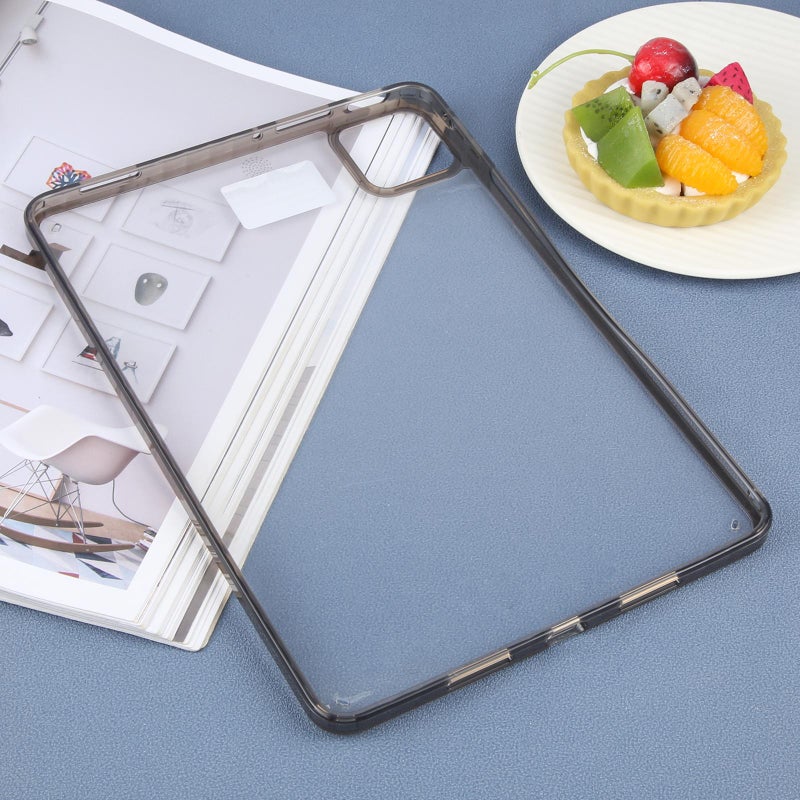 HuHa Case Cover For Xiaomi Pad 7 / 7 Pro Color TPU Hybrid Clear Acrylic Tablet Case(Black) - Image 2